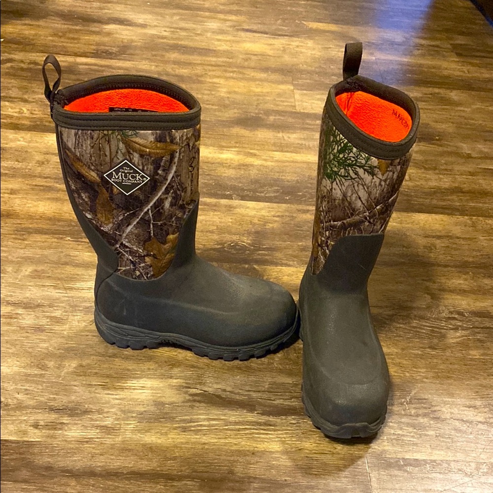 Muck Kids Rugged II Boot - Brown/Real Tree EDGE